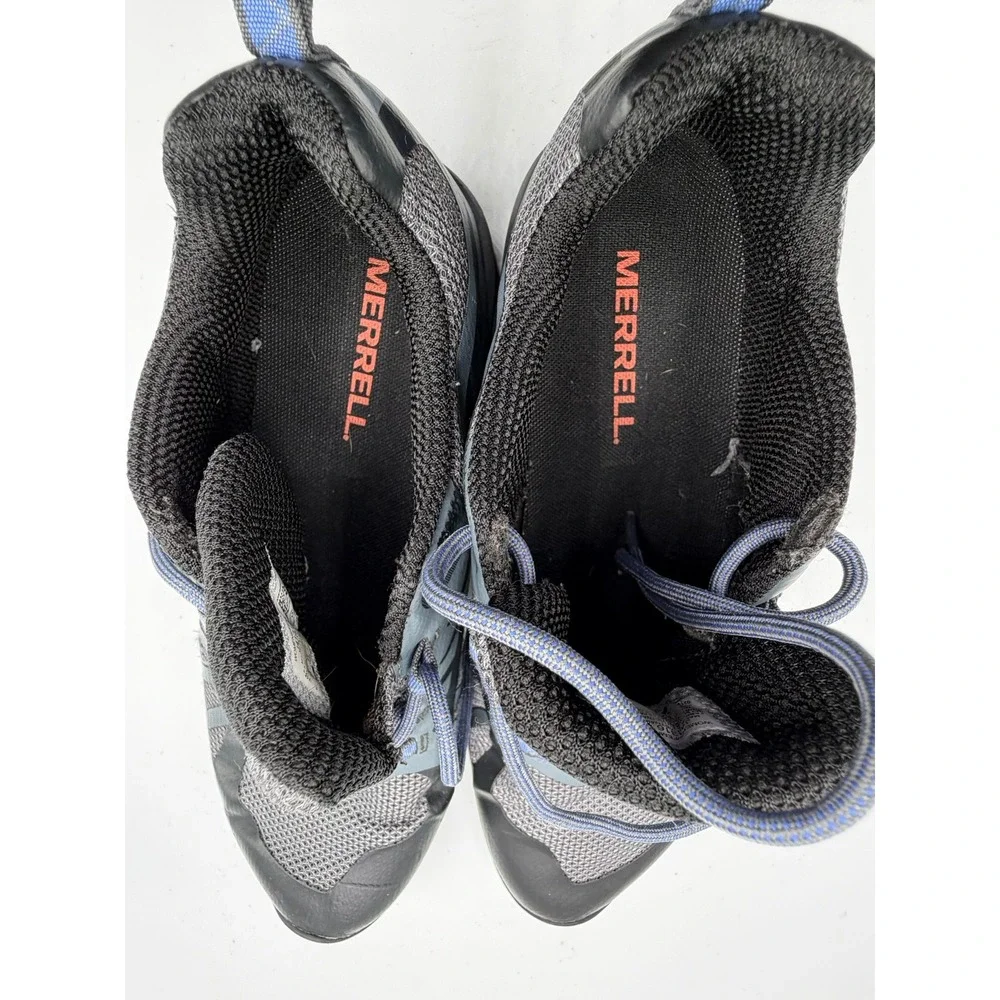 Merrell Siren Edge Q2 Womens Grey Blue Hiking Trail Shoes J41316 Size 8